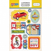 Carta Bella Toy Box - Layered Stickers