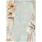 Stamperia Create Happiness Secret Diary - Bird A4 Rice Paper