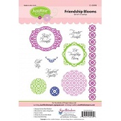 JustRite Cling Stamps - Friendship Blooms Set