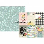 Simple Stories I Am - 4x6inch Vertical Journaling Card paper