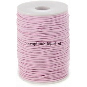 Elastic cord pink 2mm round 5 meter