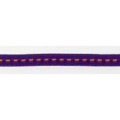 Creative Impressions Ribbon Purple with Orange Stitch