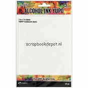 Tim Holtz Alcohol Ink Translucent Yupo Paper 5x7inch 10 sheets