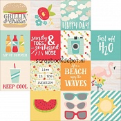 Simple Stories Summer Days - 4x4inch Journaling Cards