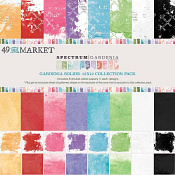 49 and Market Spectrum Gardenia - Collection Pack Solids 12x12