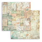 Stamperia Brocante Antiques - Patchwork Cards paper
