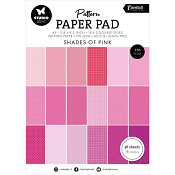 Studio Light Pattern Paper Pad Shades Of Pink 14,8x21cm