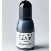 VersaFine Clair Pigment Ink Medieval Blue re-inker