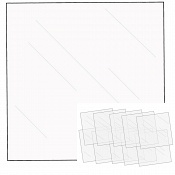 We R Fuse Tool FUSEables Fuse Clear Sheets 12x12inch 10/pkg