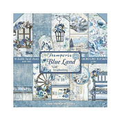 Stamperia Blue Land - 8x8inch Paper Pack