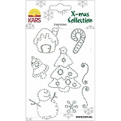 Kars X-mas Collection - Crystal stickers assorti 1 silver