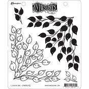 Dyan Reaveley's Dylusions Cling Stamp Leaf Me Be