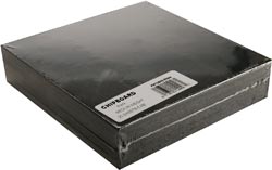 Chipboard Sheets 6x6inch Black 25/Pkg