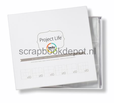 Project Life - Photo Pocket Pages Big Variety Pack 1 60 Pack