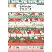 Crate Paper Mittens & Mistletoe - Single-Sided Paper Pad 6x8inch
