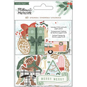 Crate Paper Mittens & Mistletoe - Icons Ephemera diecuts
