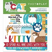 Photo Play Cat Lover - Ephemera Cardstock diecuts