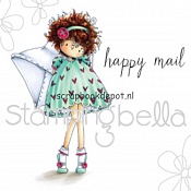 Stamping Bella Unmounted Rubber Stamp Tiny Townie Lacey Letter