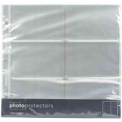 American Crafts D-ring album Page Protectors 12x12 (6x 4x6)