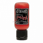 Dylusions Flip Cap Paint - Postbox red