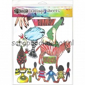 Dyan Reaveley's Dylusions Collage Sheets Set 4 8.5x11inch 24/pkg
