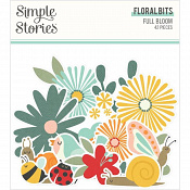 Simple Stories Full Bloom - Floral Bits diecuts
