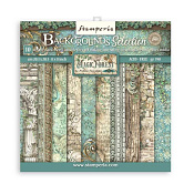 Stamperia 8x8 Inch Paper Pack - Magic Forest Backgrounds
