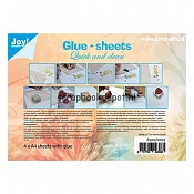 JoyCrafts Glue-sheets A4 Quick and clean 4 vel