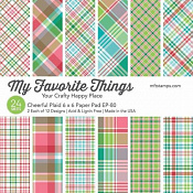 My Favorite Things Paper Pad 6x6inch - Cheerful Plaid